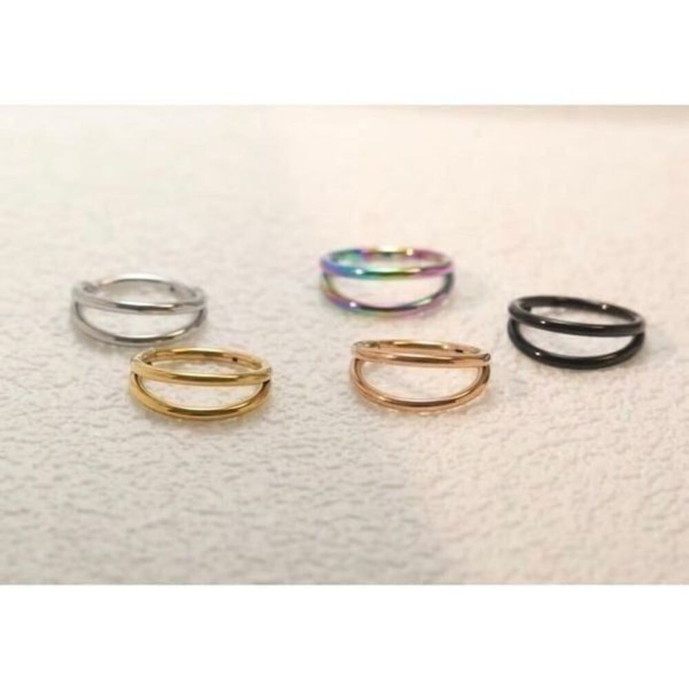 Double Open Nose Ring 316L Nose Hoop Cartilage Nose Piercing